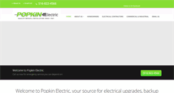 Desktop Screenshot of popkinelectric.com